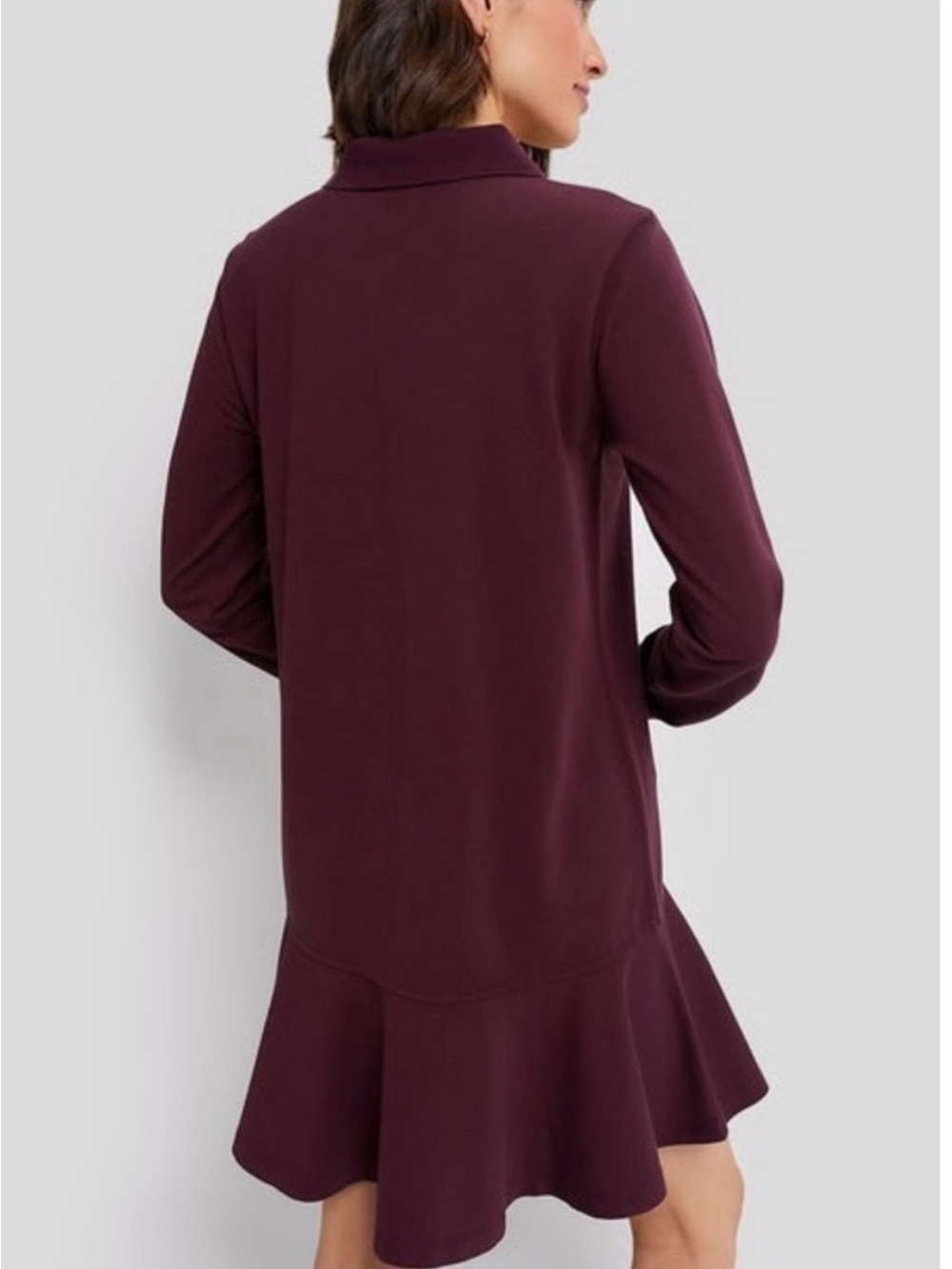 TUCKERNUCK Winetasting Long Sleeve Pique
May Polo Dress. Size S - Picture 5 of 12